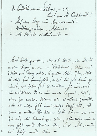 Reiner Albrecht 1945 Flucht - Vorderseite